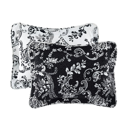 Serenta 5 Piece Printed Microfiber LA Boheme Quilt Set