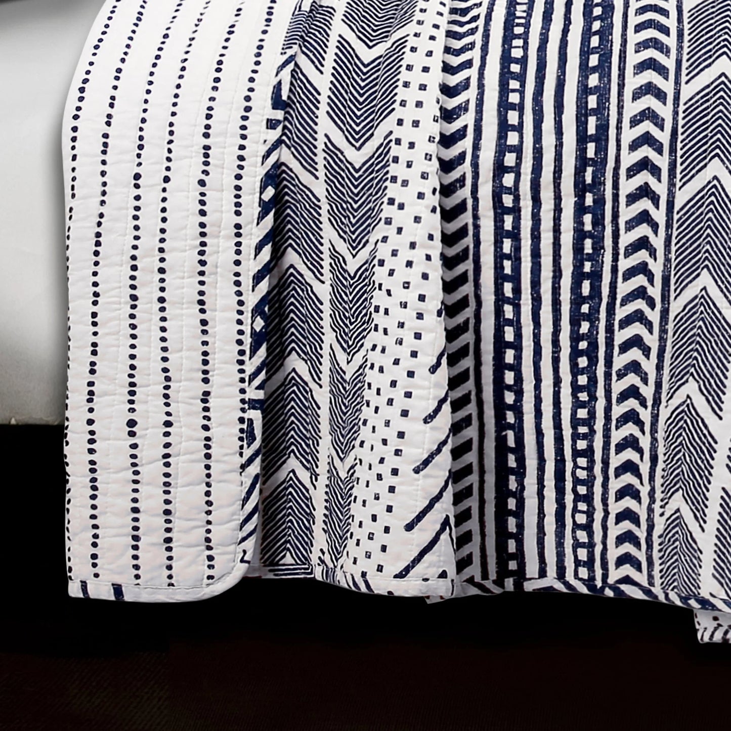 Lush Decor Hygge Geometric Pattern 3-piece Quilt Set