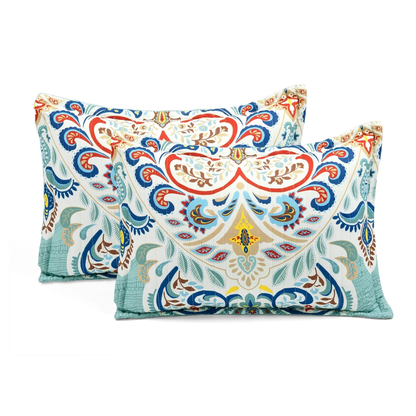 The Curated Nomad La Boheme Boho Chic 3-piece Quilt Set