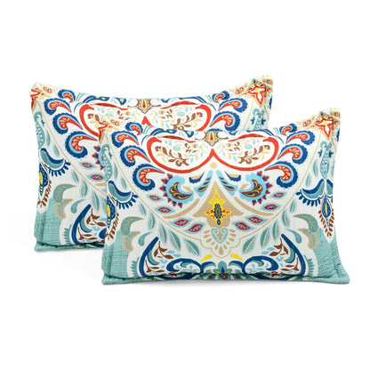 The Curated Nomad La Boheme Boho Chic 3-piece Quilt Set
