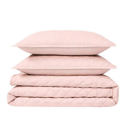 Cannon Solid Percale Quilt Set