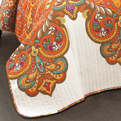 The Curated Nomad La Boheme Boho Chic 3-piece Quilt Set