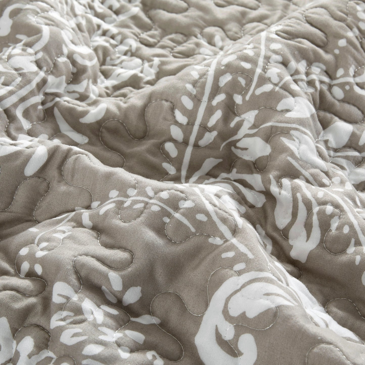 Serenta 5 Piece Printed Microfiber LA Boheme Quilt Set
