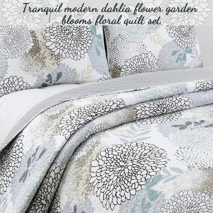 Copper Grove Dehiwala Floral Cotton 3-piece Quilt Bedding Set