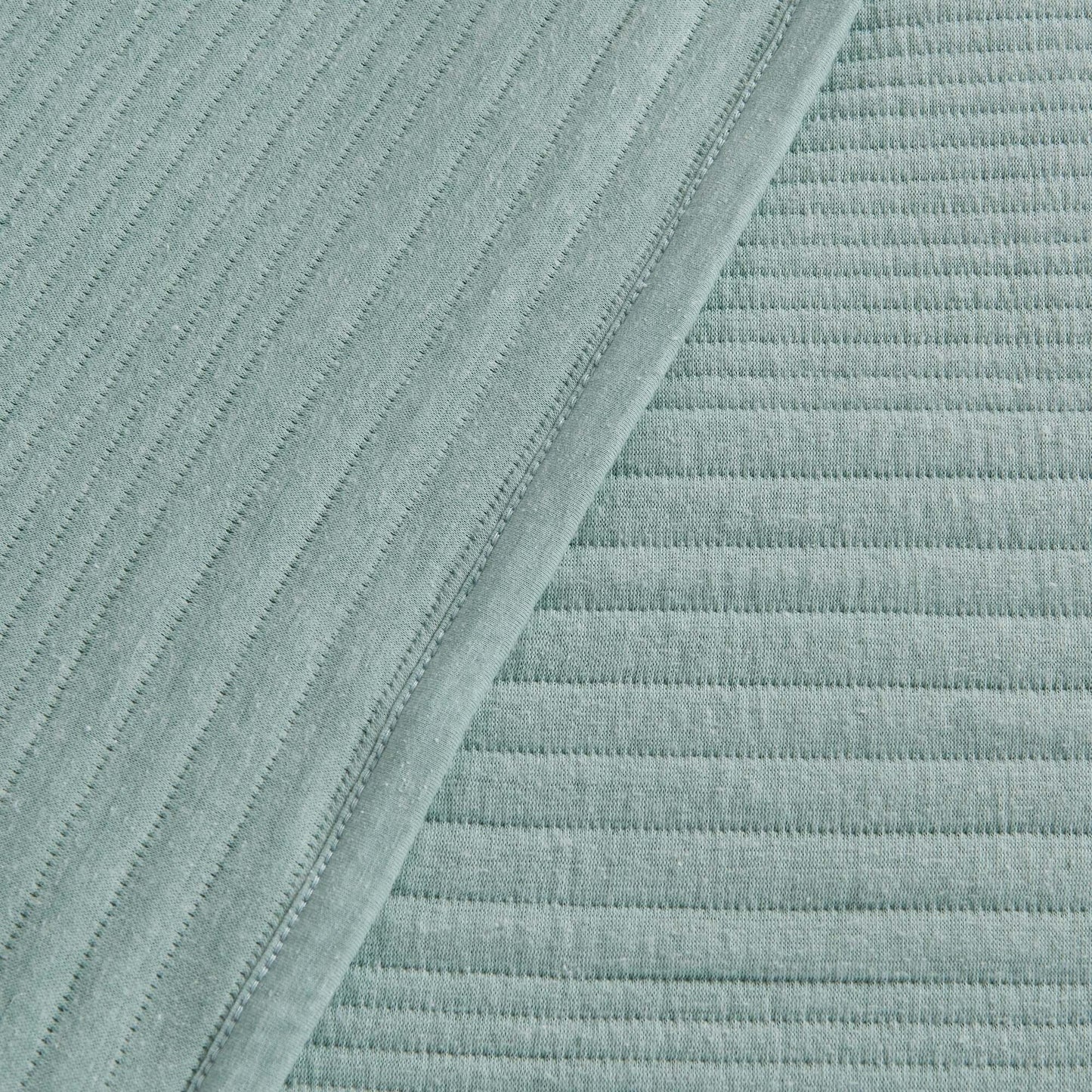 Linery & Co. Cotton Blend Jersey Knit Channel Stitch Quilt Set