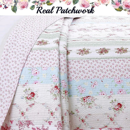 The Gray Barn Fri Tex Patchwork 3-piece Quilt Set