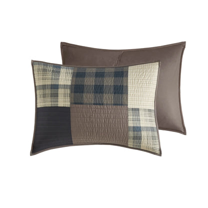 Woolrich Winter Hills Tan Oversized Cotton Quilt Set