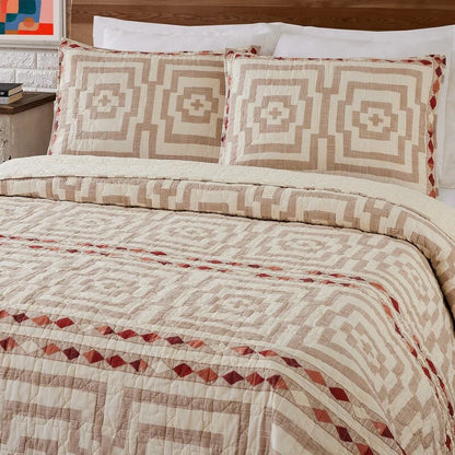 Hypnotic Cream 3-Piece Quilt Set by Jungalow