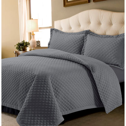 Brisbane Solid Oversized Quilt Set