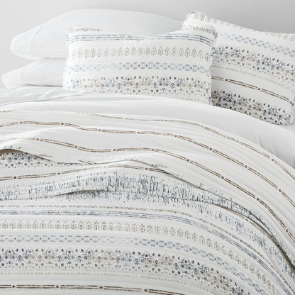 Becky Cameron All Season 3 Piece Striped Reversible Quilt Set