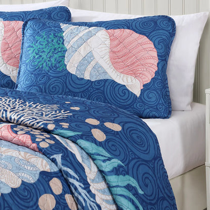 Caribbean Joe Coastal 3PC Quilt Set