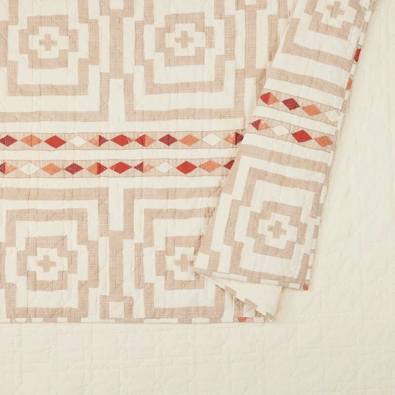 Hypnotic Cream 3-Piece Quilt Set by Jungalow