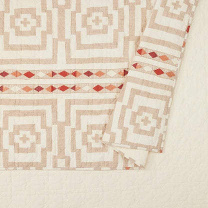 Hypnotic Cream 3-Piece Quilt Set by Jungalow