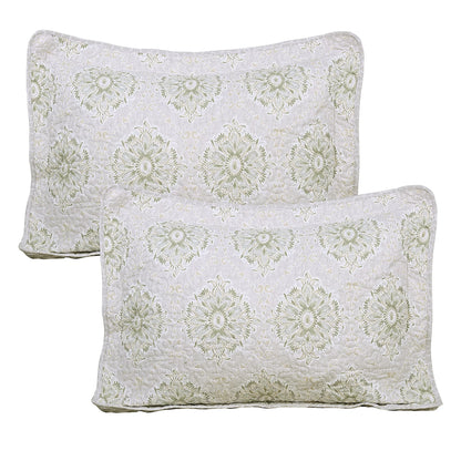 Serenta Bloom Medallion 5 Piece Reversible Quilt Bedspread Set