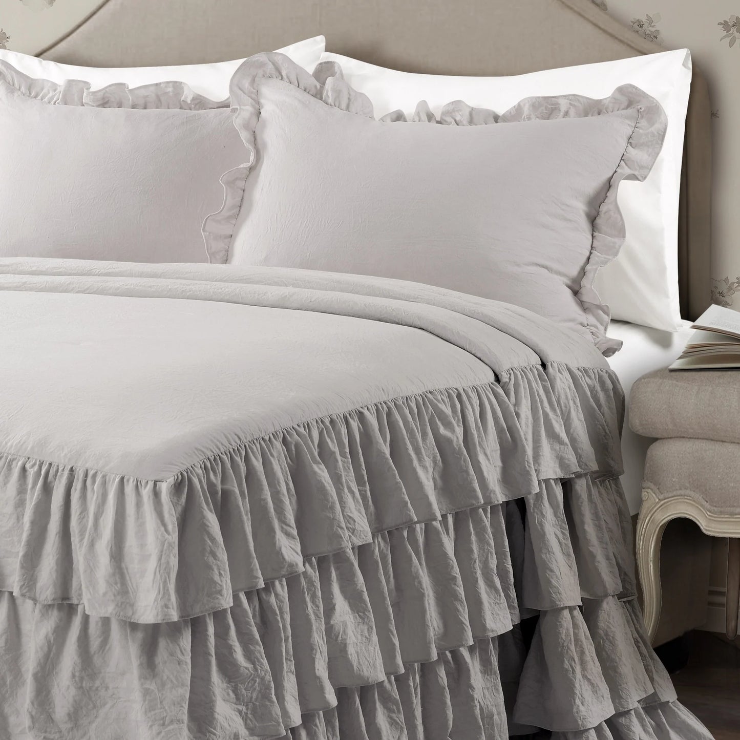 The Gray Barn Molly Mae Ruffle Skirt Bedspread Set