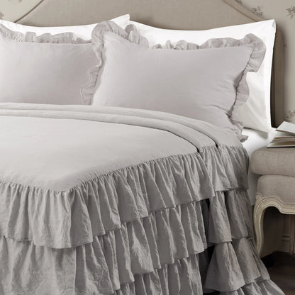 The Gray Barn Molly Mae Ruffle Skirt Bedspread Set