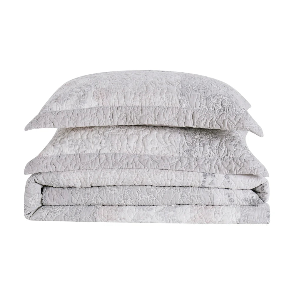 The Gray Barn Sleeping Hills Floral Cotton 3-piece Quilt Set