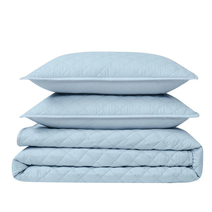 Cannon Solid Percale Quilt Set