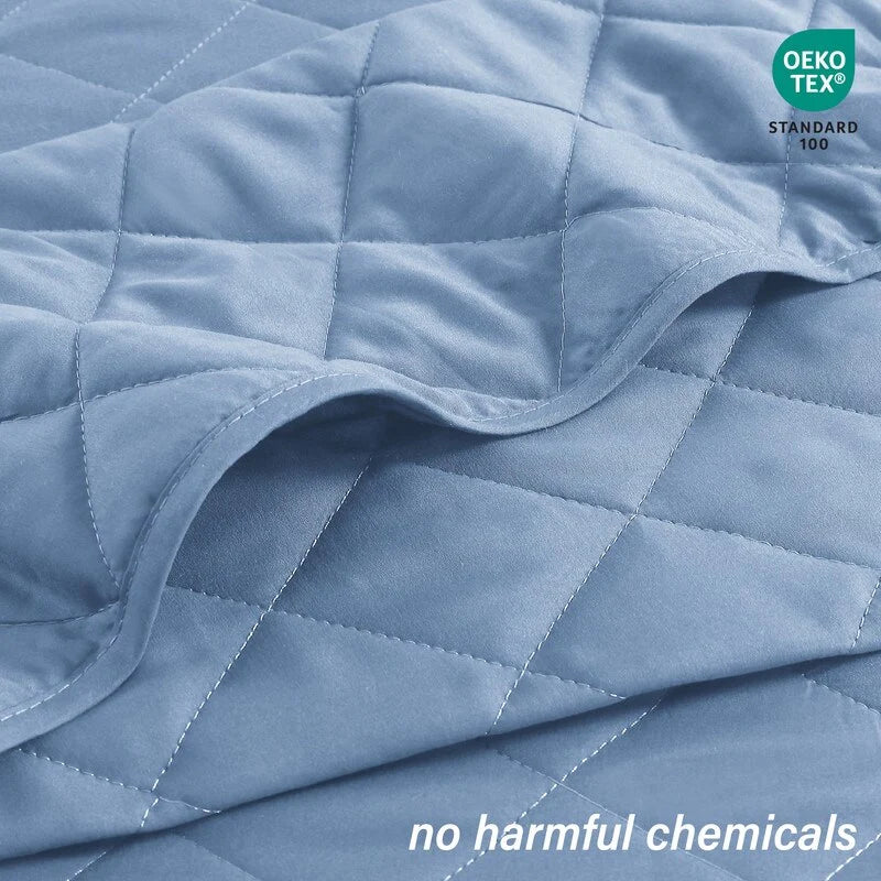 Modern Ultra Soft Microfiber Traditional Diamond Quilting Coverlet Quilt Set