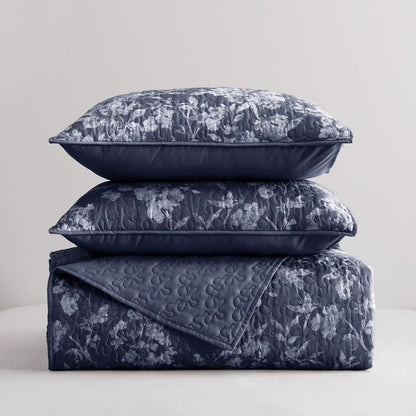 Wonderful Sophia Lightweight Floral Quilt Set