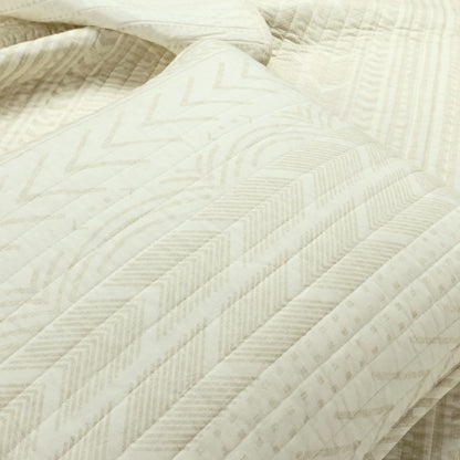 Lush Decor Hygge Geometric Pattern 3-piece Quilt Set