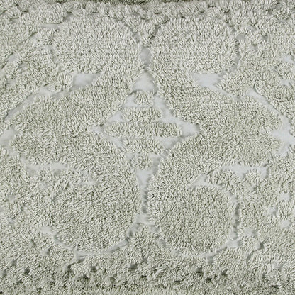 Better Trends Chenille Bedspread Set with Sham Medallion Design 100% Cotton Soft Machine Washable Tufted Ashton Collection