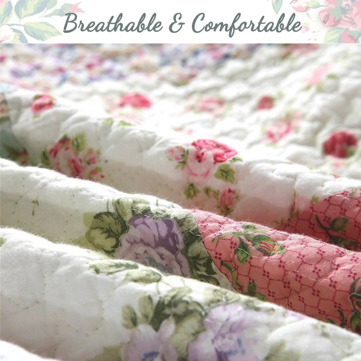 Celia Patchwork Cotton Quilt Bedding Set