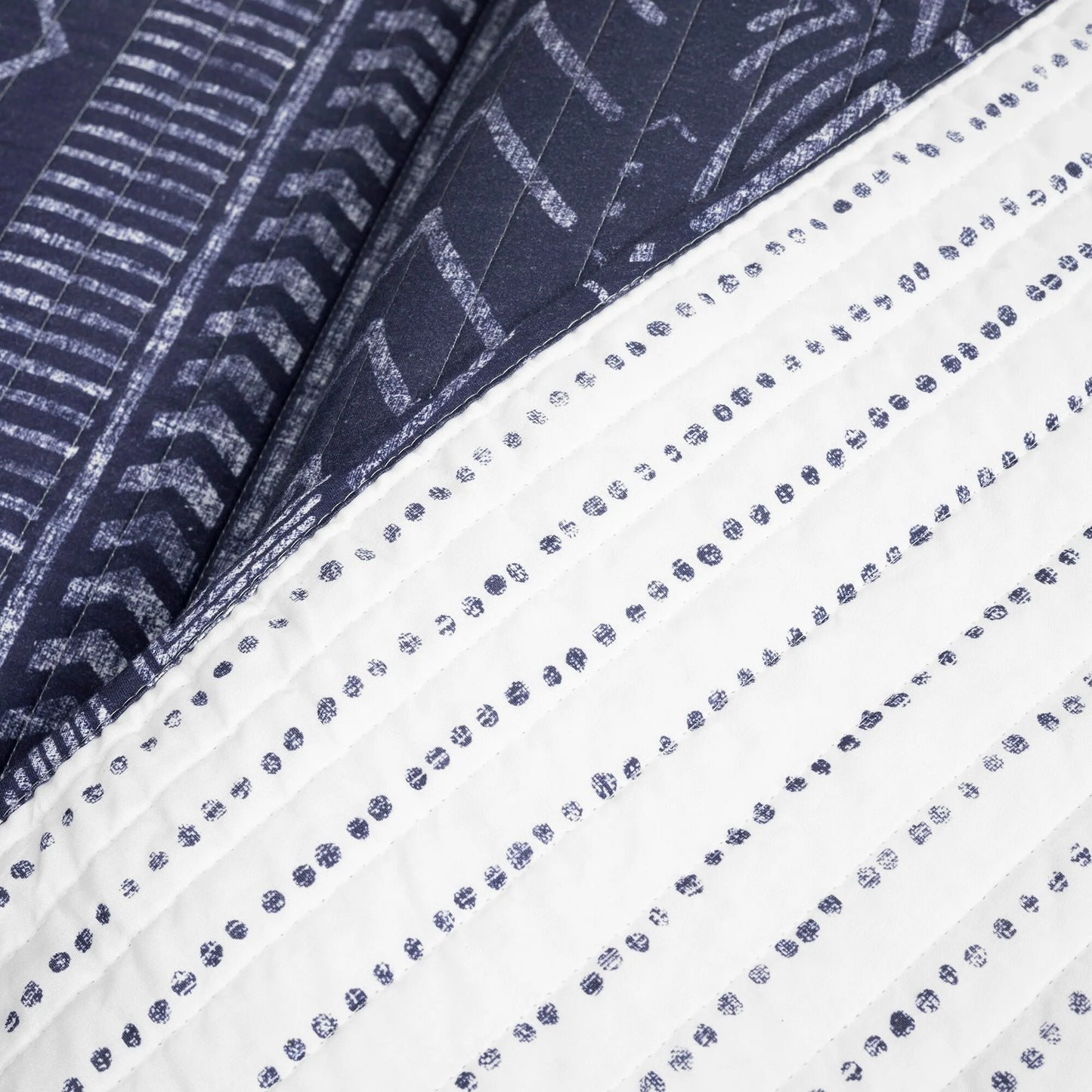 Lush Decor Hygge Geometric Pattern 3-piece Quilt Set