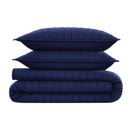 Brooklyn Loom Flax Linen Quilt Set