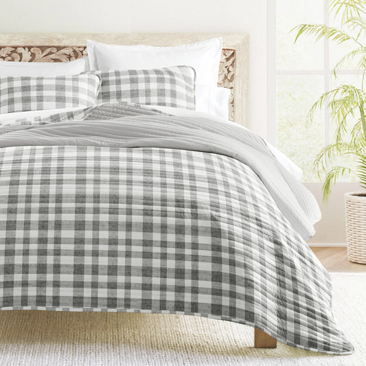 Becky Cameron All Season 3 Piece Reversible Patterned Quilt Set