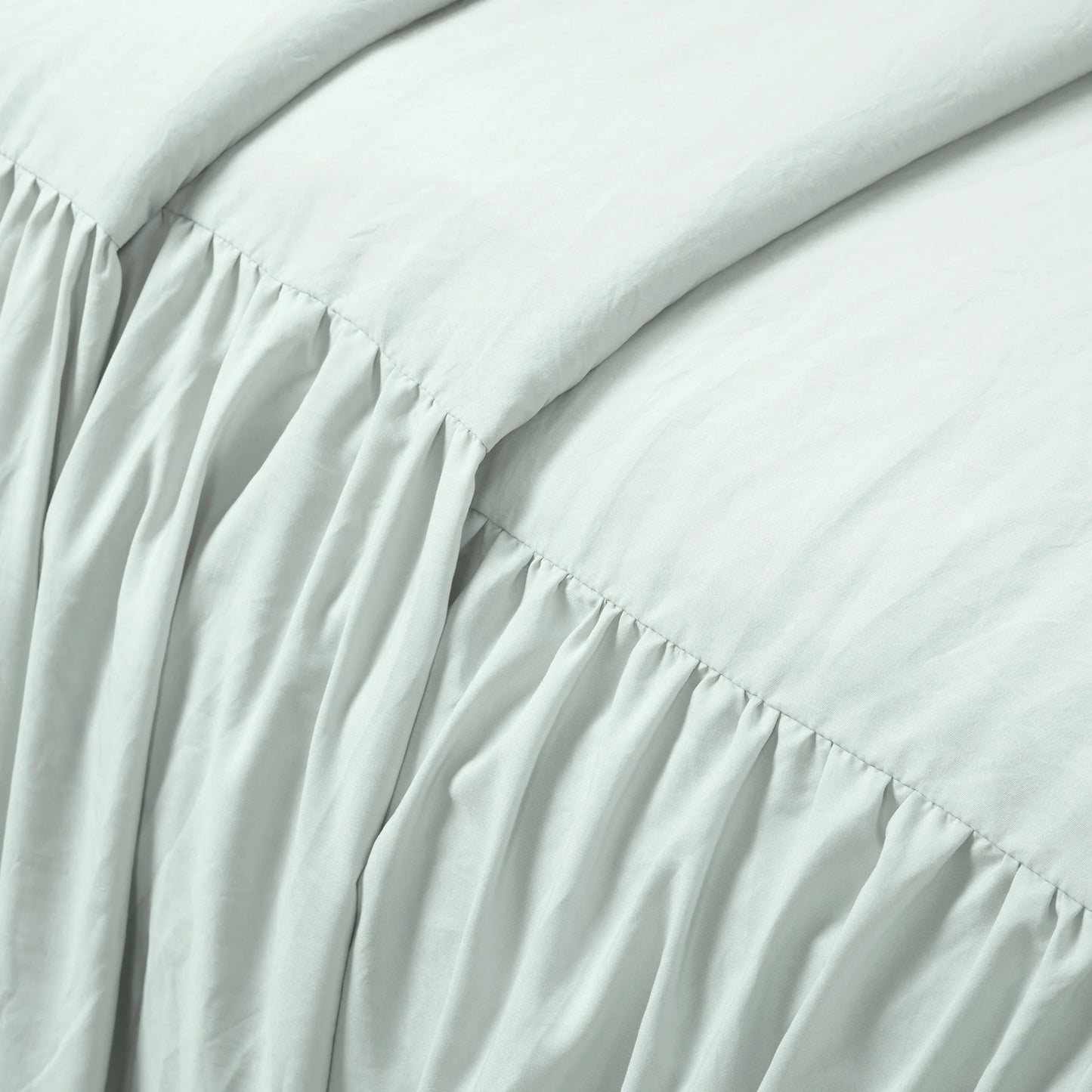 Lush Decor Ruffle Skirt Bedspread Sea Salt 3 Piece Set