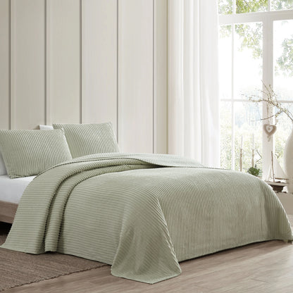 Channel Chenille Bedspread
