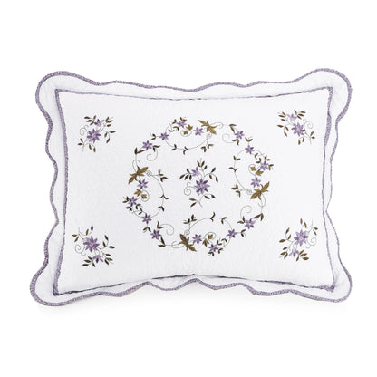 Modern Heirloom Gwen Floral Embroidered Quilt Set