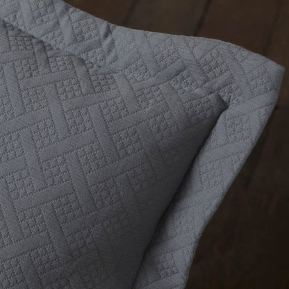 Superior Basketweave Cotton Decorative Bedspread Set