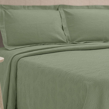 Superior Paisley Cotton Decorative Bedspread Set