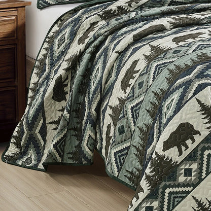 Bear Claw 3 Piece Bedspread