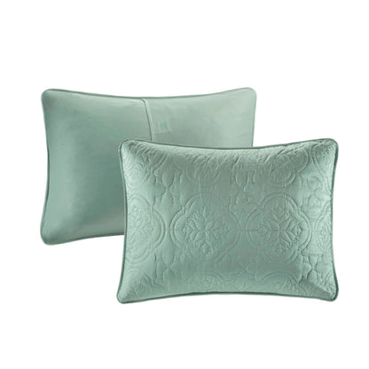 510 Design Hayley Oversized Solid Texture 3 Piece Reversible Bedspread Set