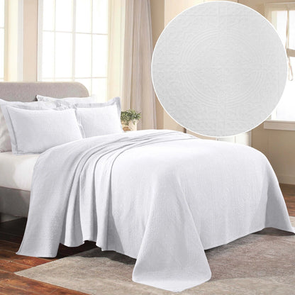 Superior Fleur De Lis Cotton Decorative Bedspread Set