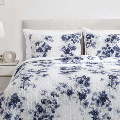 Wonderful Sophia Lightweight Floral Quilt Set