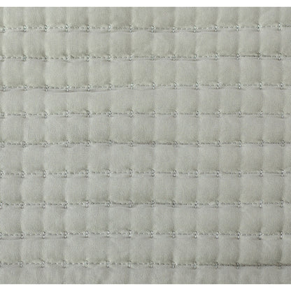 Nanshing Cassidy 7 Piece Solid Color Waffle Quilt Set