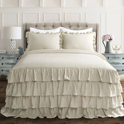 The Gray Barn Molly Mae Ruffle Skirt Bedspread Set