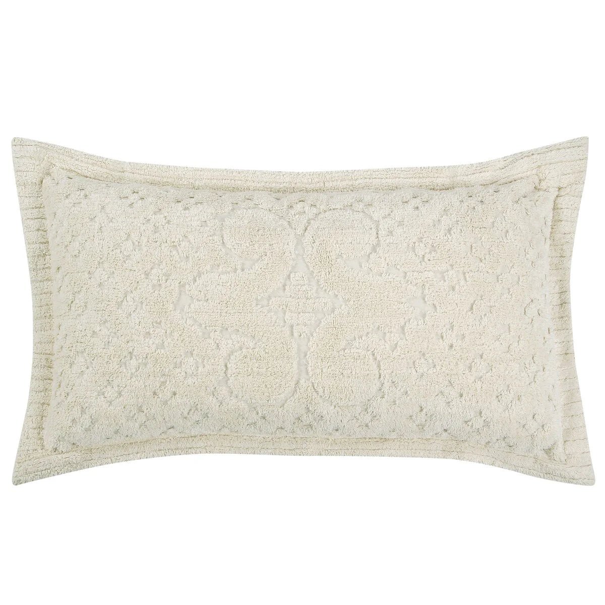 Better Trends Chenille Bedspread Set with Sham Medallion Design 100% Cotton Soft Machine Washable Tufted Ashton Collection