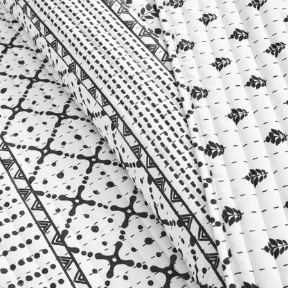 Lush Decor Monique Stripe 3 Piece Quilt Set