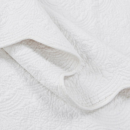 Copper Grove Sagano Blantyre Scalloped Edge Cotton 3-piece Quilt Bedding Set