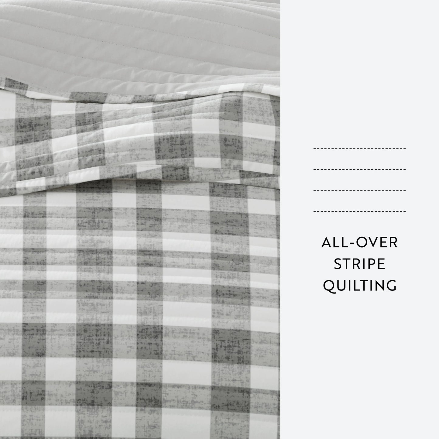 Becky Cameron All Season 3 Piece Reversible Patterned Quilt Set