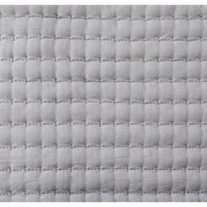 Nanshing Cassidy 7 Piece Solid Color Waffle Quilt Set