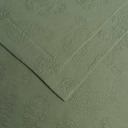 Superior Paisley Cotton Decorative Bedspread Set