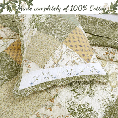 The Gray Barn Crosskeys Patchwork 3-piece Quilt Bedding Set