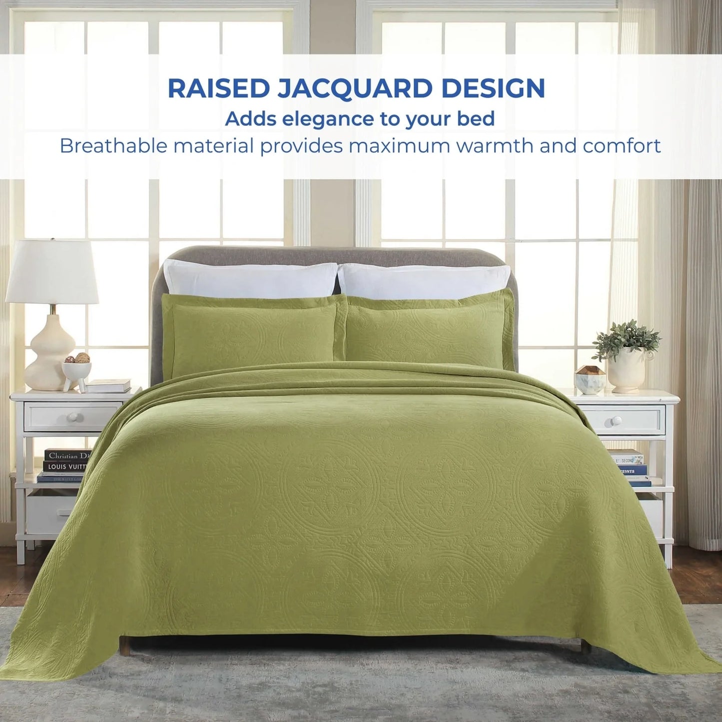 Superior Celtic Circle Cotton Decorative Bedspread Set