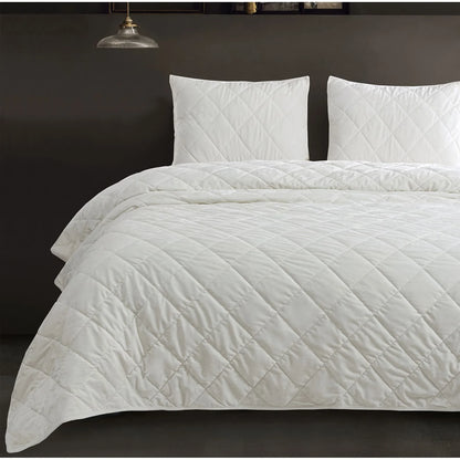 Wonderful Diamond Velvet 3 Piece Quilt Set